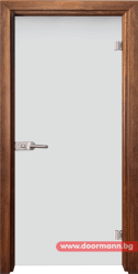 Стъклена врата модел Matt G 11 - Златен дъб