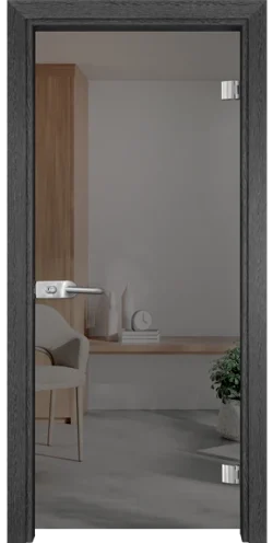 Стъклена Врата Gama Basic G 10-2 Сив Кестен