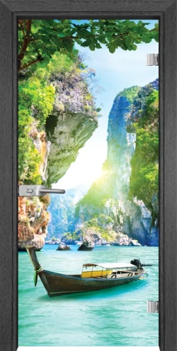Стъклена Врата Gama Print G 13-15 Сив Кестен