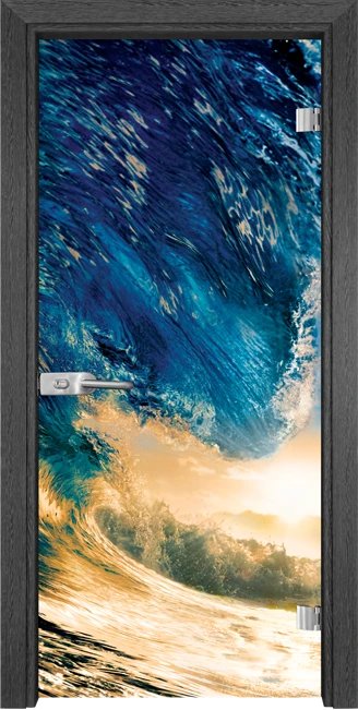 Стъклена Врата Gama Print G 13-19 Сив Кестен