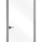 Стъклена врата Lusso L-0, Сив мат